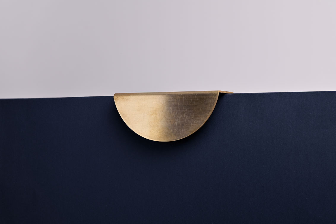 Large Luna Handle | Solid Brass | 120mm - Image 8