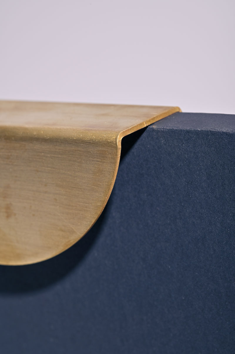 Large Luna Handle | Solid Brass | 120mm - Image 4