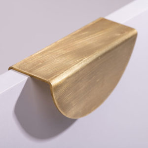 Large Luna Handle | Solid Brass | 120mm - Image 3