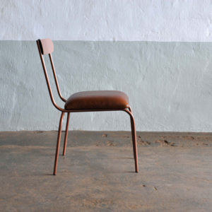 The Skool Chair | Steel & Leather - Image 13