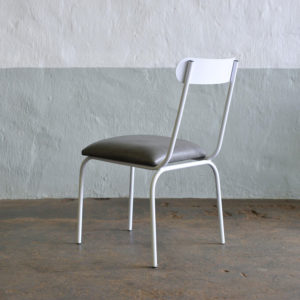 The Skool Chair | Steel & Leather - Image 18