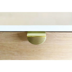 Luna Handle | Solid Brass | 70mm - Image 3
